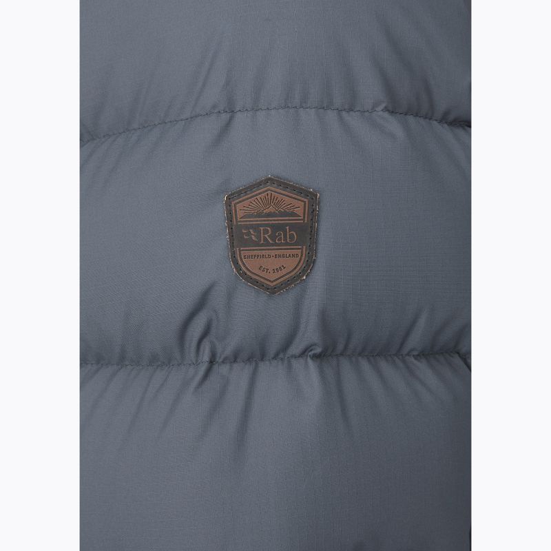 Жіноча пухова куртка Rab Deep Cover Parka steel 6