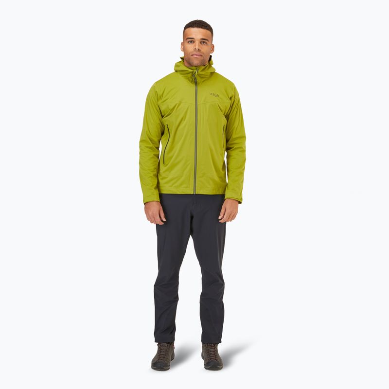 Куртка дощовик чоловіча Rab Kinetic 2.0 ascent grey 2