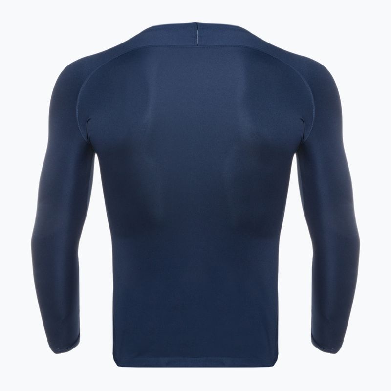 Лонгслів термічний жіночий Nike Dri-FIT Park First Layer LS midnight navy/white 2