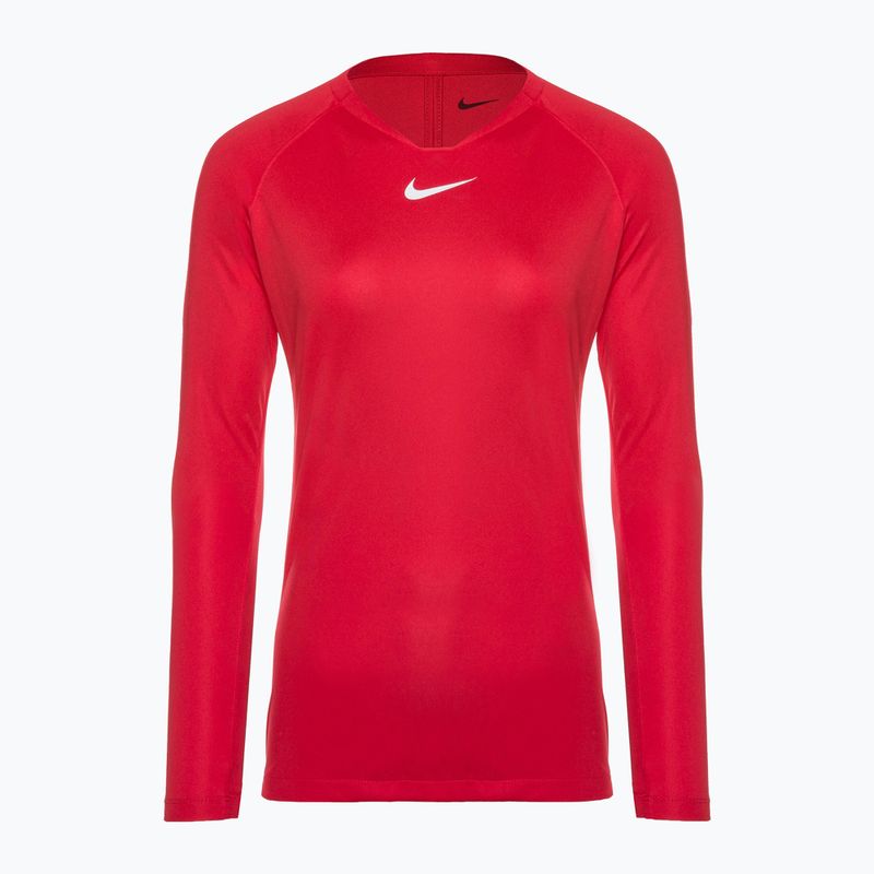 Лонгслів термічний жіночий Nike Dri-FIT Park First Layer LS university red/white