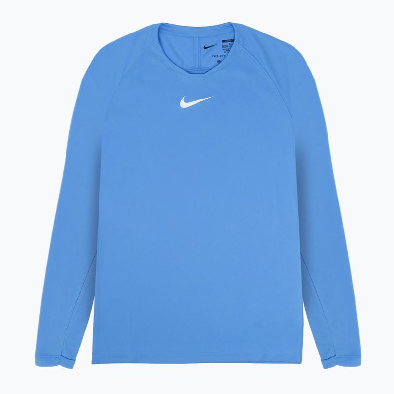 Лонгслів термічний дитячий Nike Dri-FIT Park First Layer university blue/white