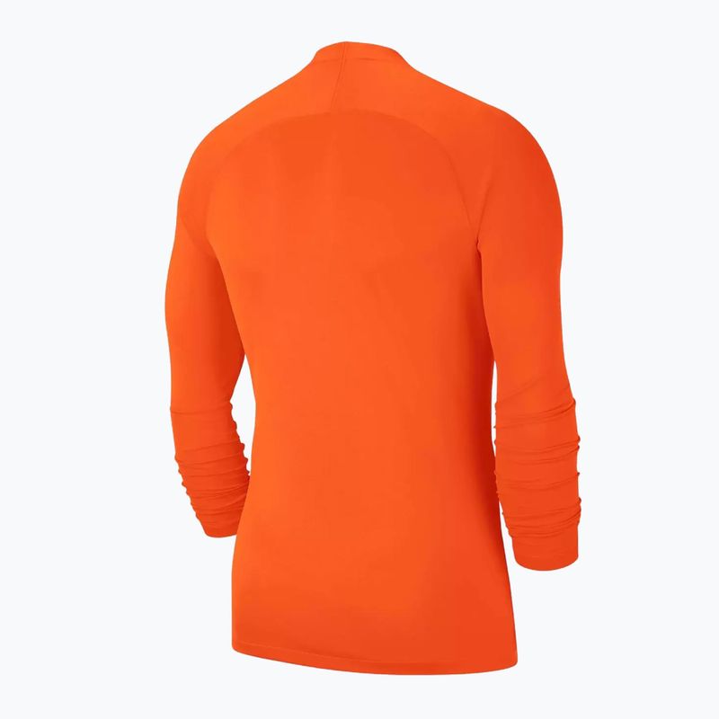 Лонгслів термічний дитячий Nike Dri-FIT Park First Layer safety orange/white 2