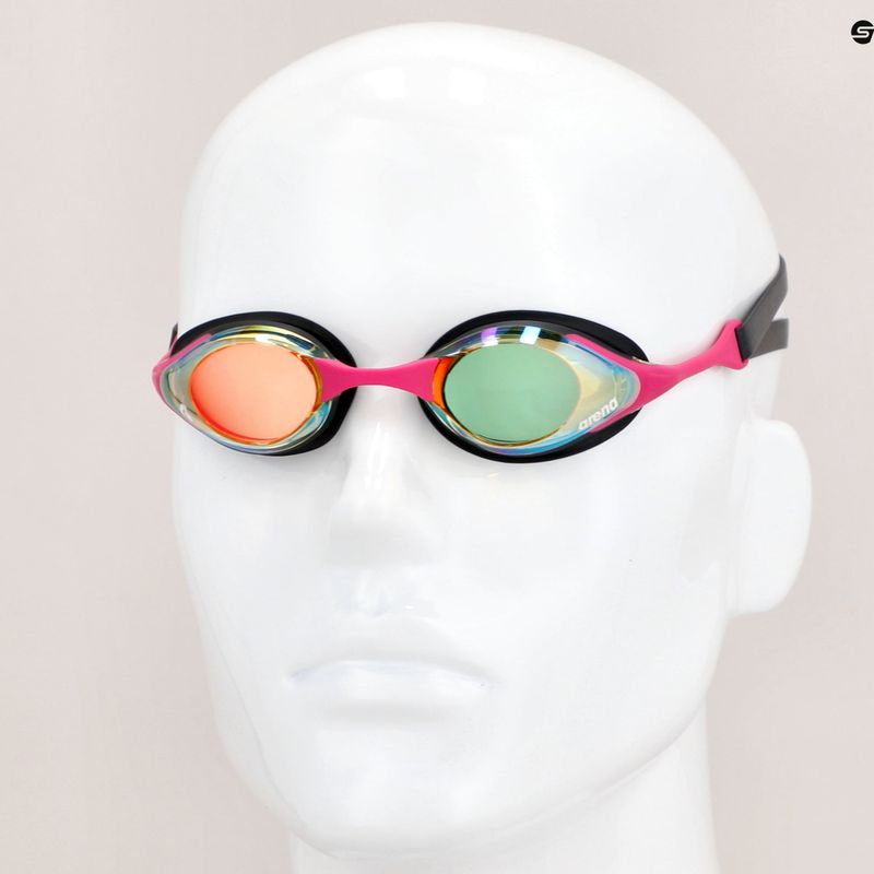 Окуляри для плавання Arena Cobra Swipe Mirror yellow copper/pink 15
