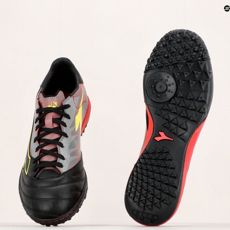 Футбольні бутси чоловічі Diadora Brasil Elite Veloce R TFR чорно-червоні DD-101.179182-D0136-40 17
