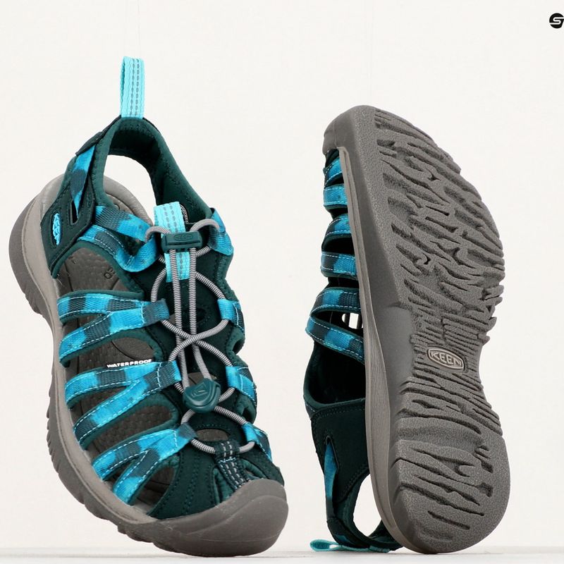 Сандалі трекінгові жіночі Keen Whisper Sea Moss блакитні 1027362 18