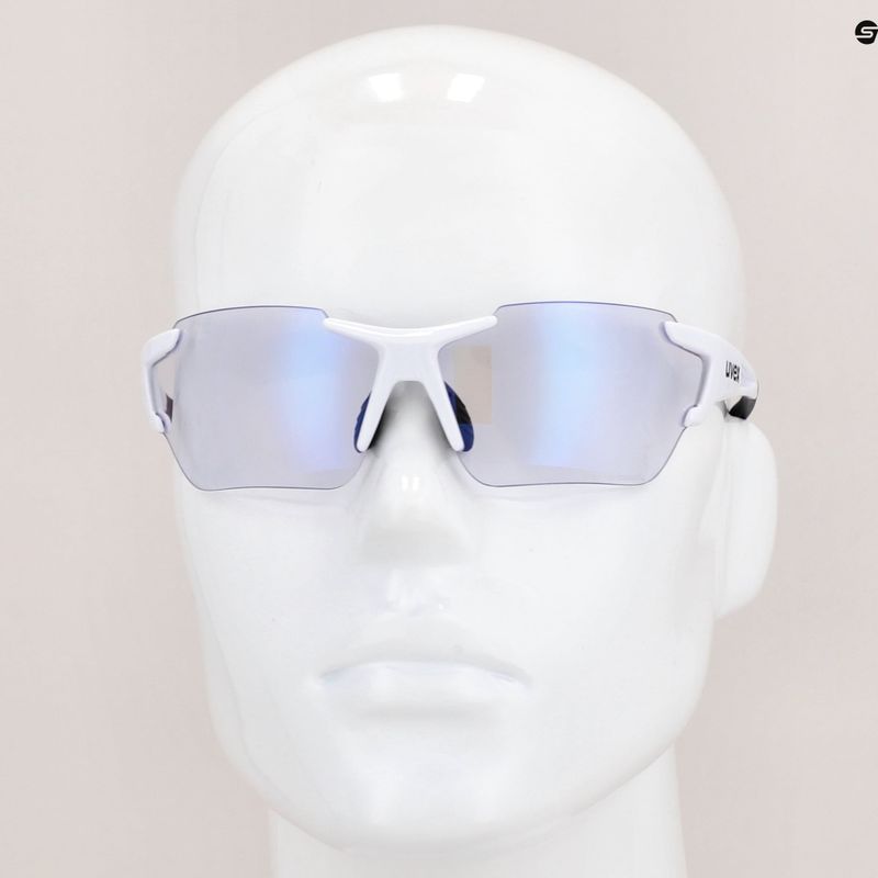 Окуляри велосипедні UVEX Sportstyle 803 R V white/litemirror blue 53/0/971/8803 11
