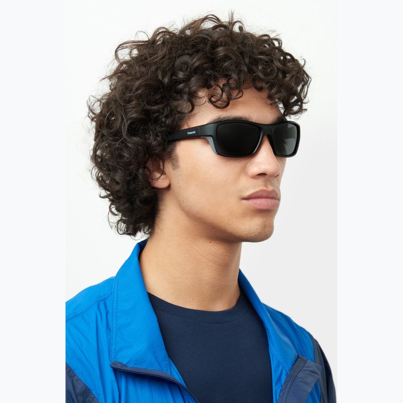 Окуляри сонцезахисні чоловічі Polaroid PLD 7046/S black grey/grey polarized 7