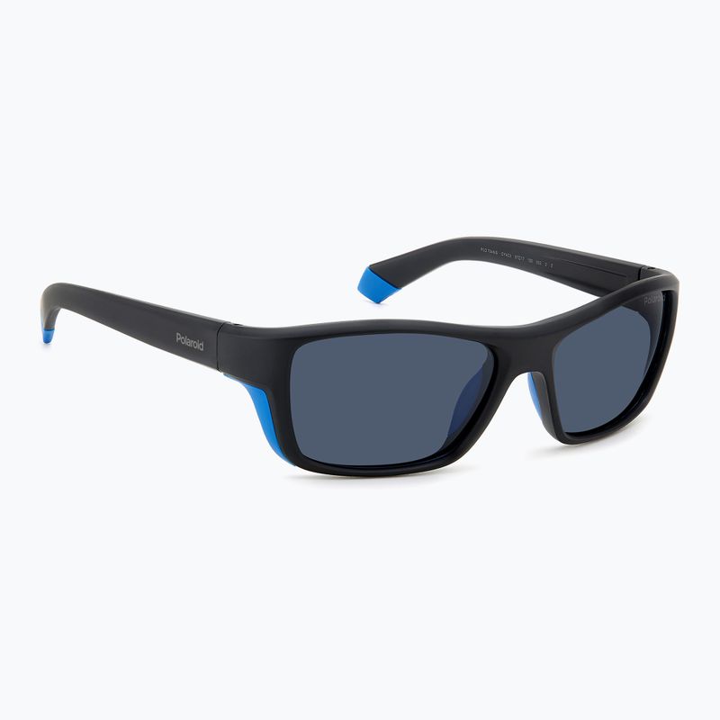 Окуляри сонцезахисні чоловічі Polaroid PLD 7046/S black azure/blue polarized