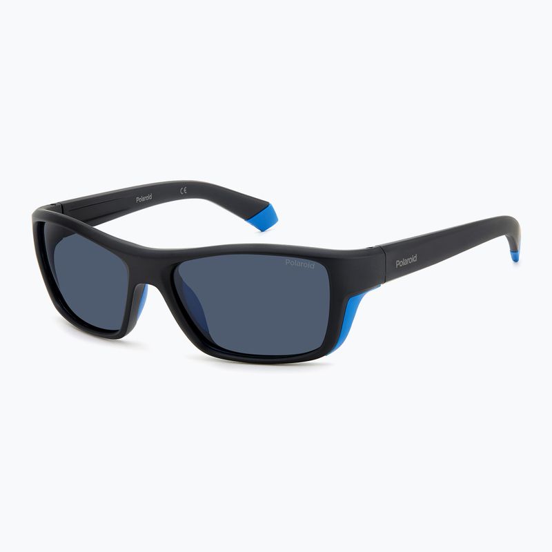 Окуляри сонцезахисні чоловічі Polaroid PLD 7046/S black azure/blue polarized 2