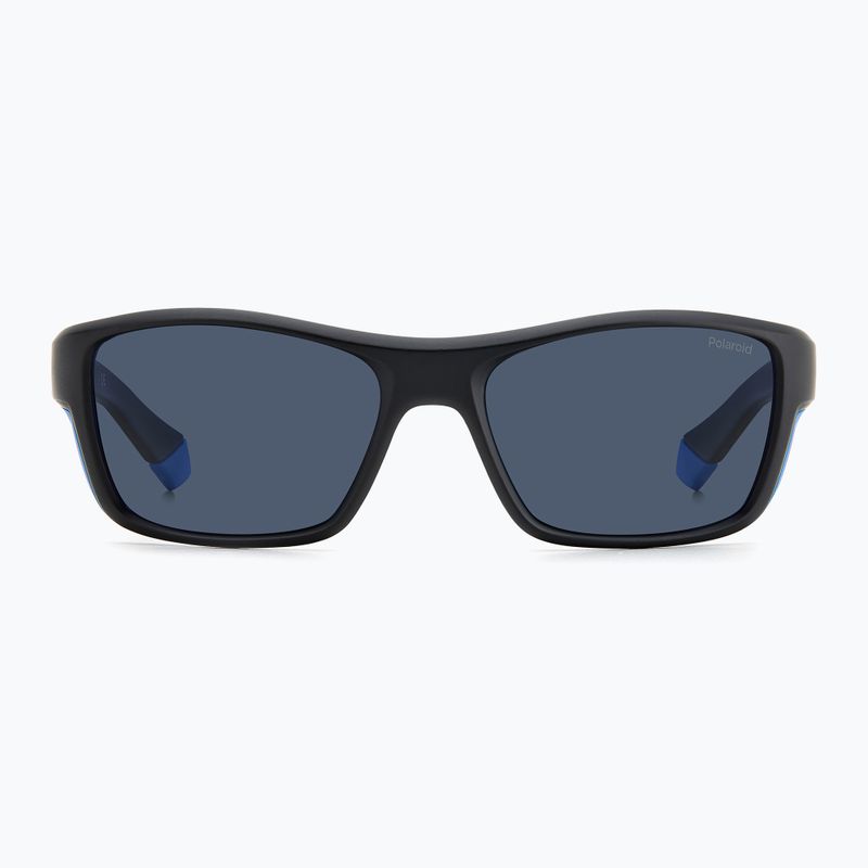 Окуляри сонцезахисні чоловічі Polaroid PLD 7046/S black azure/blue polarized 3