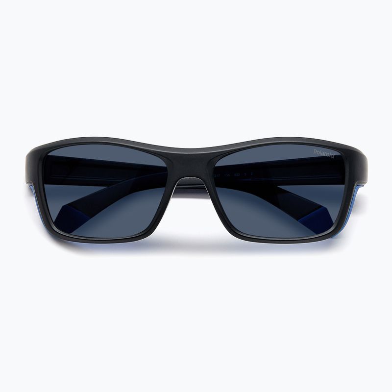 Окуляри сонцезахисні чоловічі Polaroid PLD 7046/S black azure/blue polarized 4