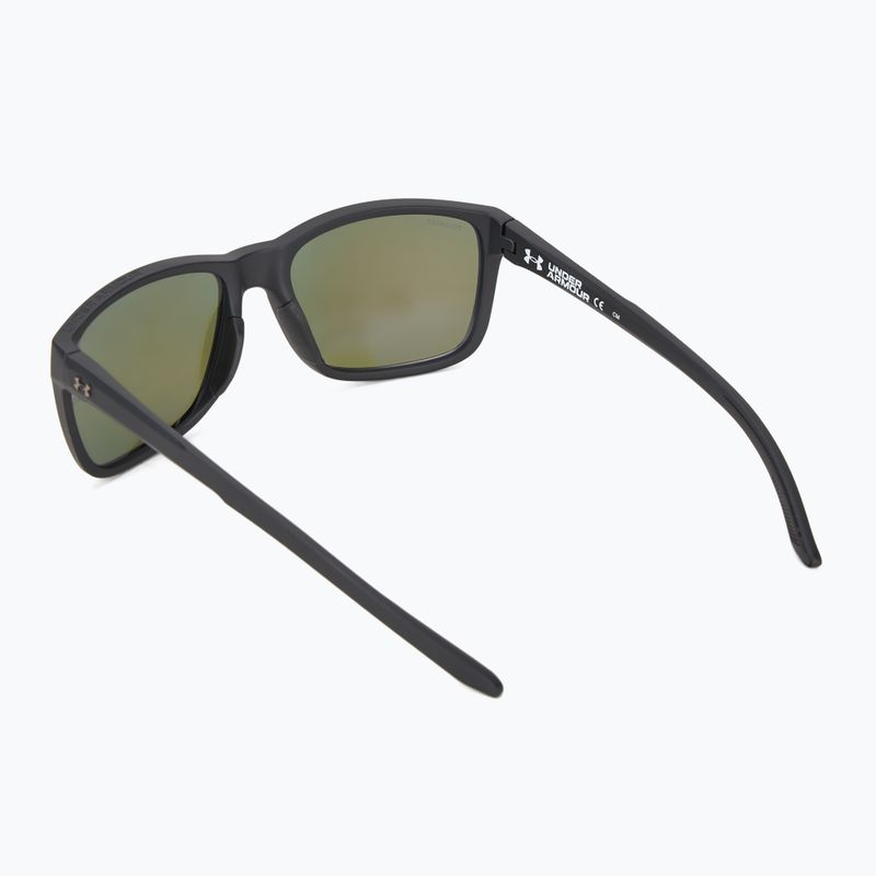 Окуляри сонцезахисні чоловічі Under Armour 0005/S S3 black blue/blue multilayer 2