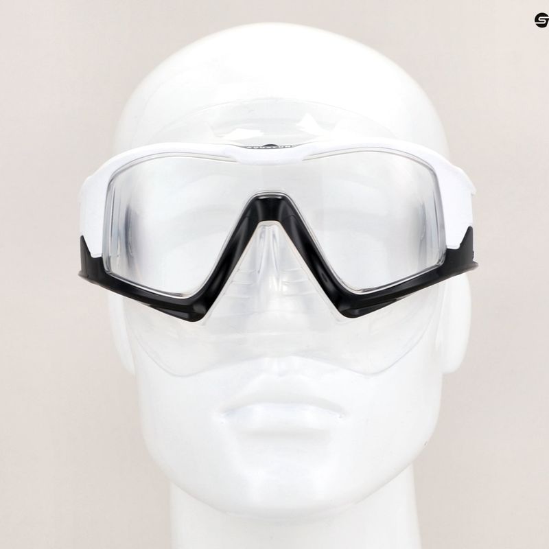 Маска для снорклінгу Aqualung Vita white/black 9