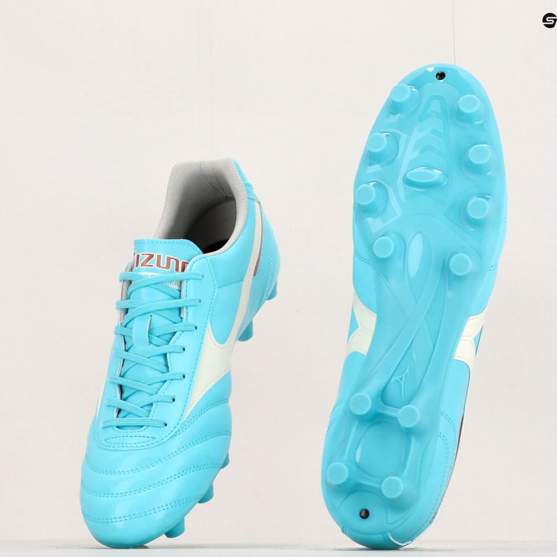 Футбольні бутси чоловічі Mizuno Morelia II Club блакитні P1GA231625 11