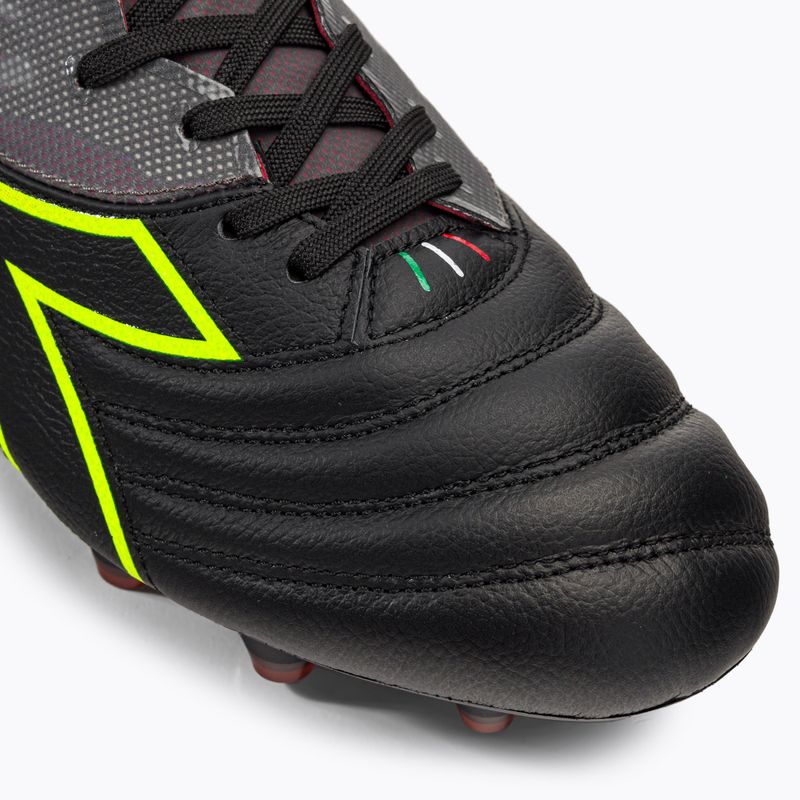 Футбольні бутси чоловічі Diadora Brasil Elite Veloce ITA LPX чорно-бордові DD-101.178785-D0136-43 7