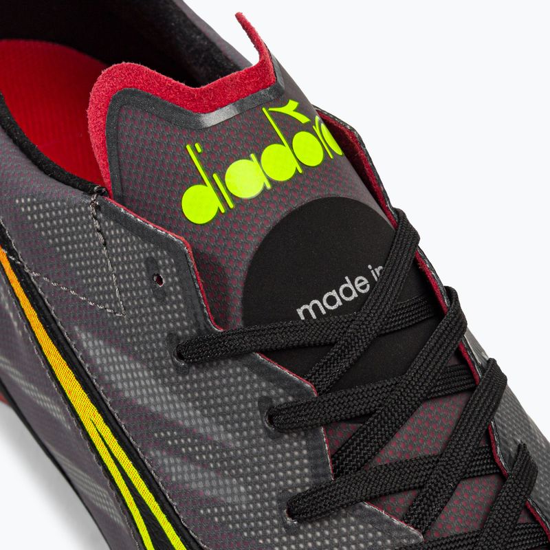 Футбольні бутси чоловічі Diadora Brasil Elite Veloce ITA LPX чорно-бордові DD-101.178785-D0136-43 8