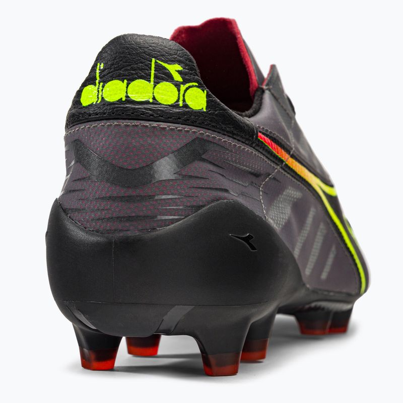 Футбольні бутси чоловічі Diadora Brasil Elite Veloce ITA LPX чорно-бордові DD-101.178785-D0136-43 9