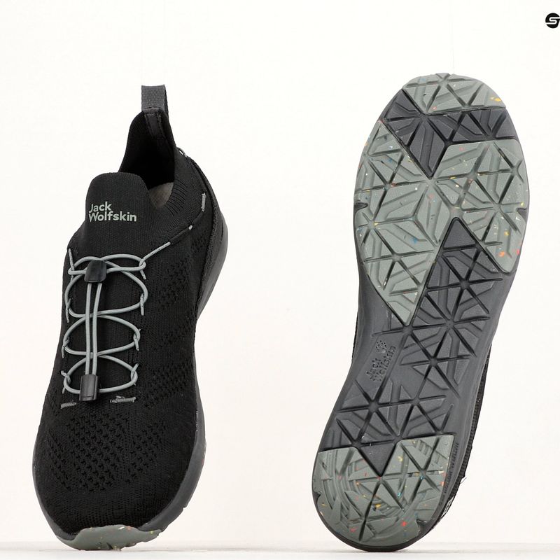 Взуття туристичне чоловіче Jack Wolfskin Spirit Knit Low чорне 4056621_6350_065 18