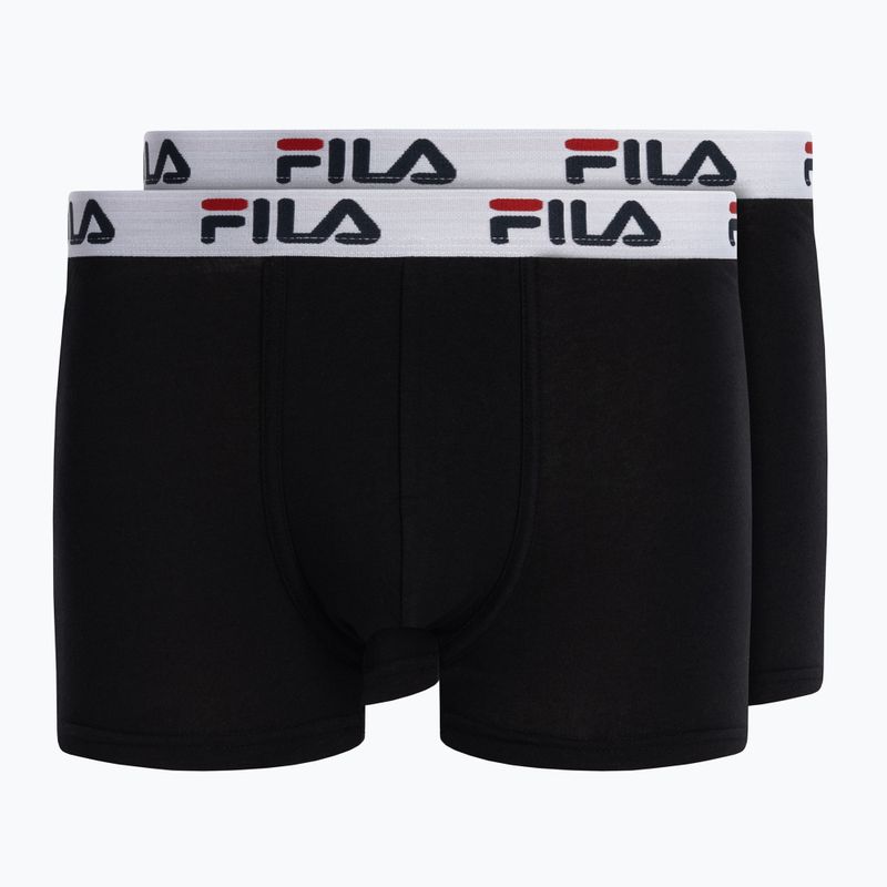 Боксери чоловічі FILA FU5016/2 2 шт. black