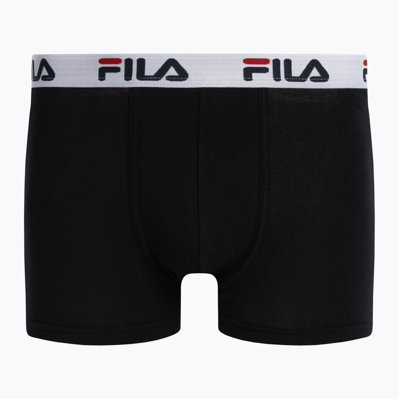 Боксери чоловічі FILA FU5016/2 2 шт. black 2