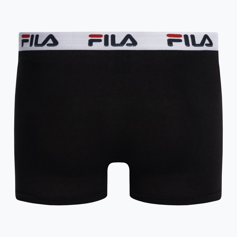 Боксери чоловічі FILA FU5016/2 2 шт. black 3
