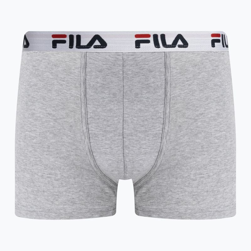 Боксери чоловічі FILA FU5016/2 2 шт. grey 2