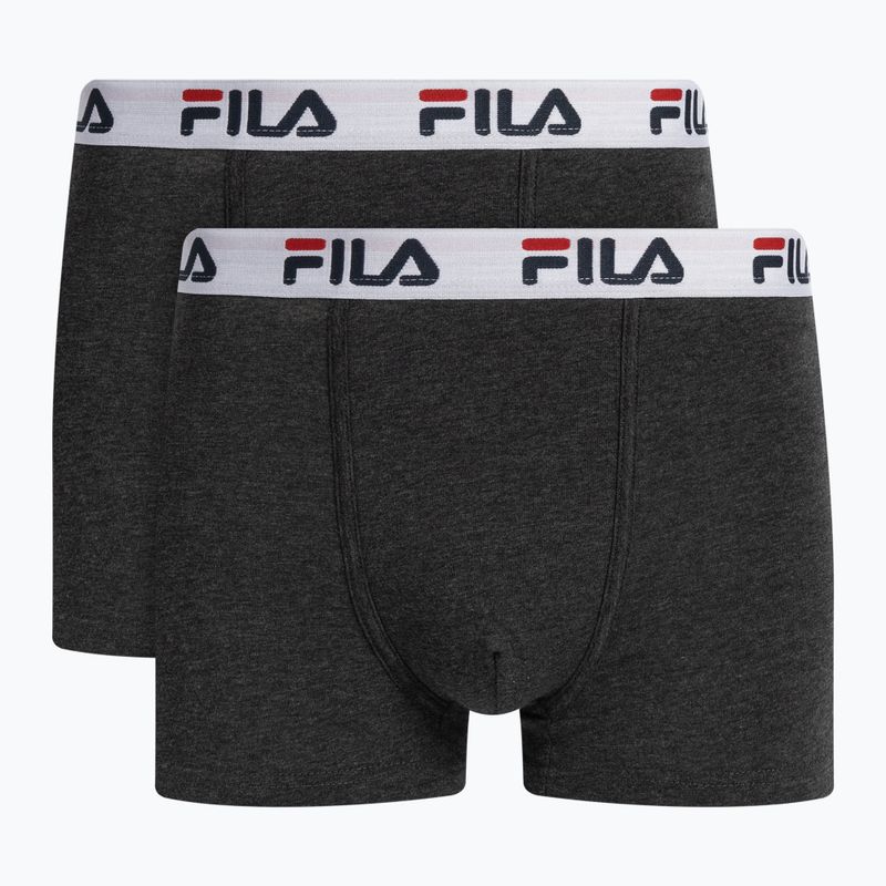 Боксери чоловічі FILA FU5016/2 2 шт. anthracite melange