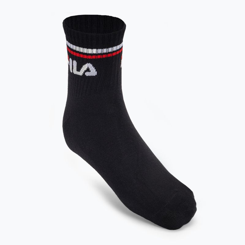 Шкарпетки Fila Unisex Quarter 3 Pack black 2