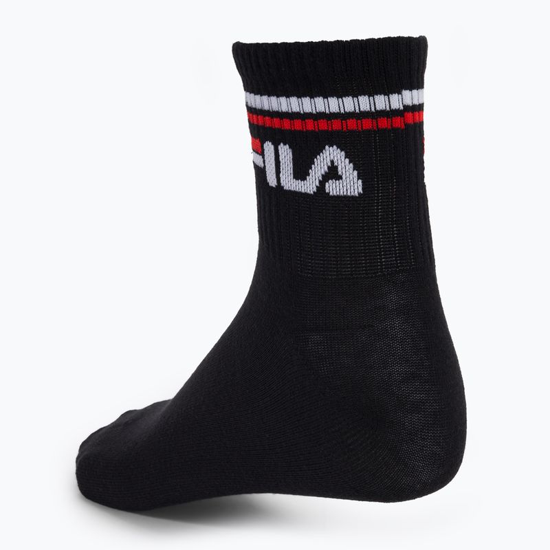 Шкарпетки Fila Unisex Quarter 3 Pack black 3