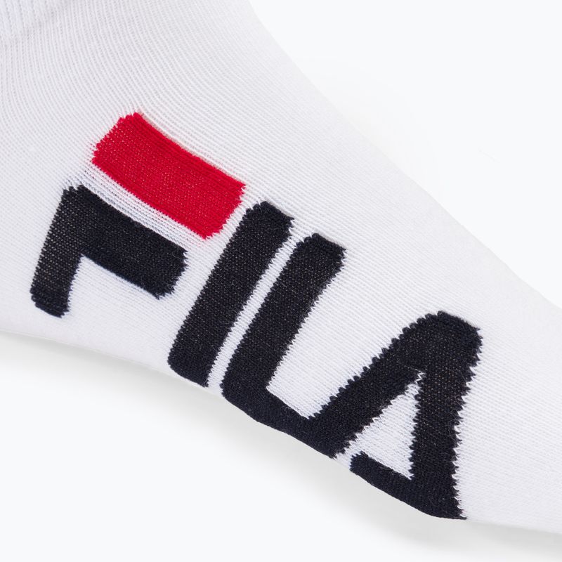 Шкарпетки Fila Unisex Invisible 2 Pack white 4