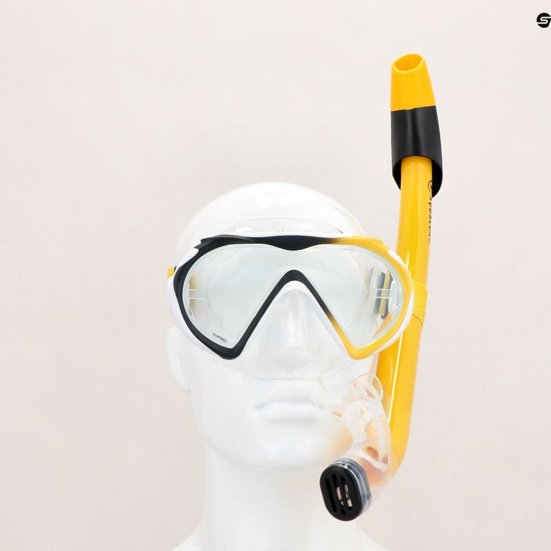 Набір для снорклінгу Aqualung Compass Set black/yellow 16