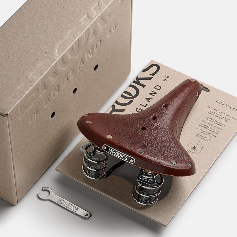 Сідло велосипедне Brooks England B67 brown 8