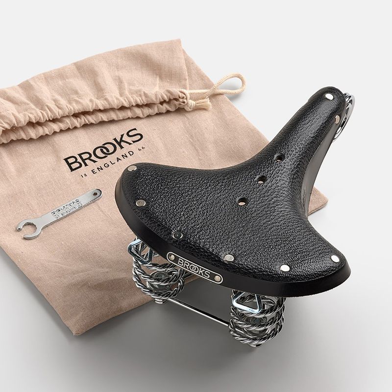 Сідло велосипедне Brooks England B33 black 8