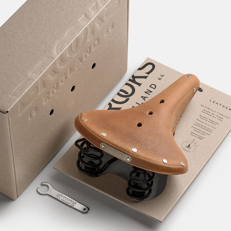 Сідло велосипедне Brooks England B67 Softened dark tan 8
