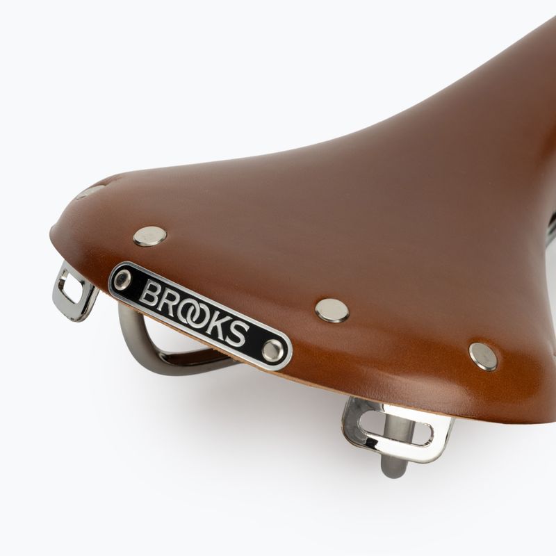 Сідло велосипедне Brooks England Swallow B15 honey 5