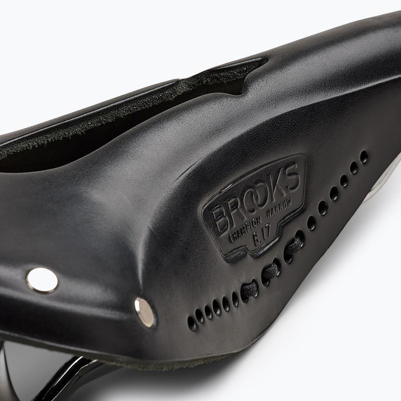 Сідло велосипедне Brooks England B17 Narrow Carved black 6