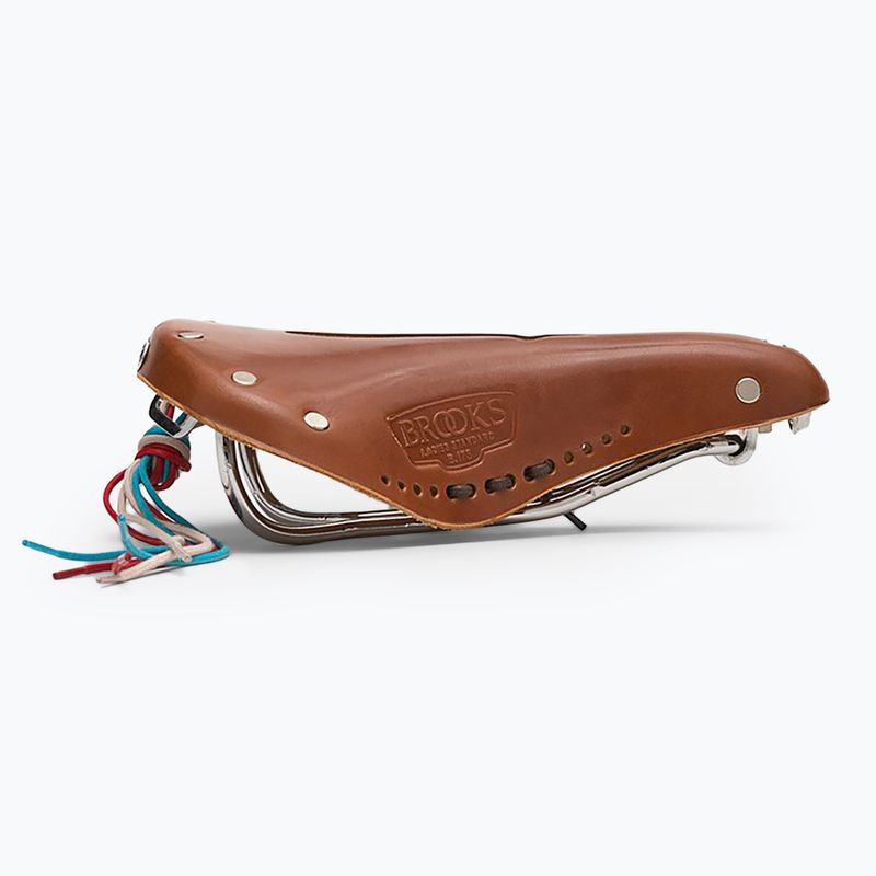 Сідло велосипедне Brooks England B17 Carved Short honey 4