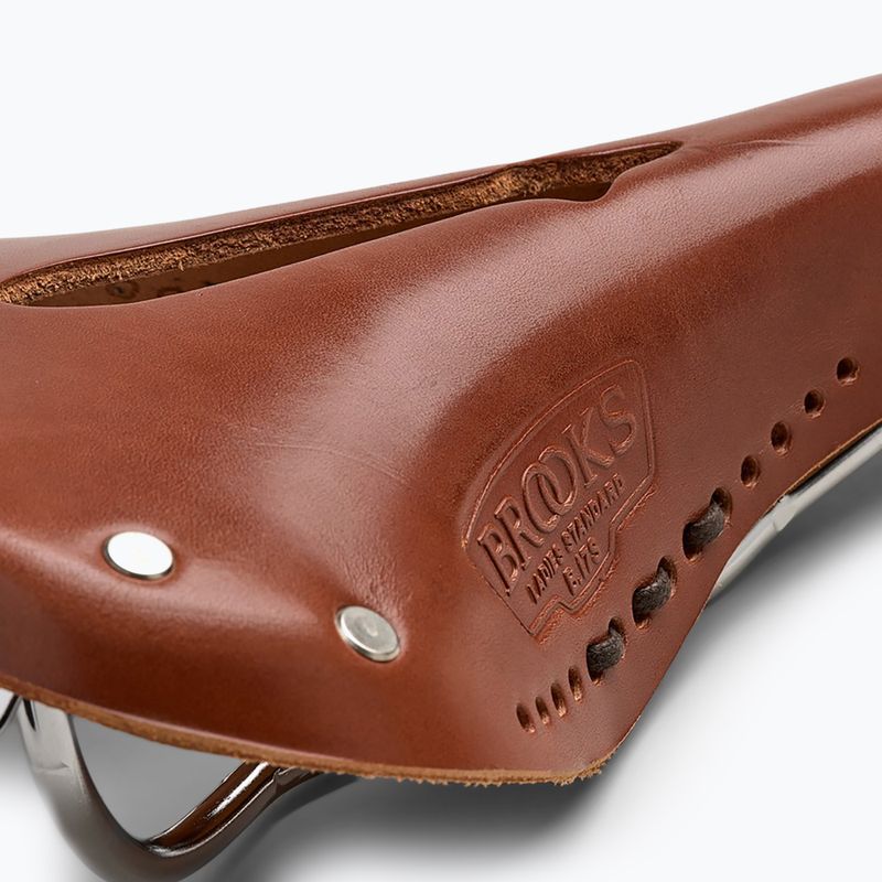 Сідло велосипедне Brooks England B17 Carved Short honey 6