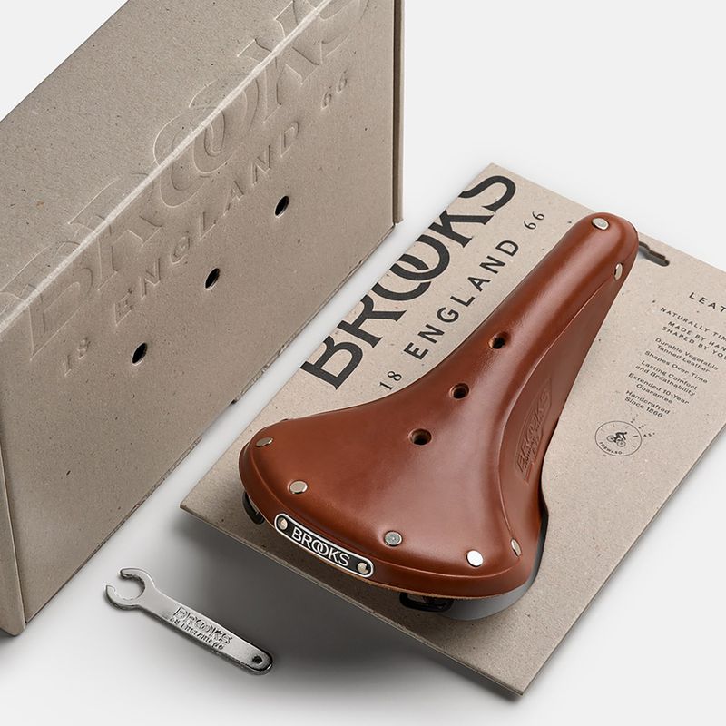 Сідло велосипедне Brooks England B17 Narrow honey 8