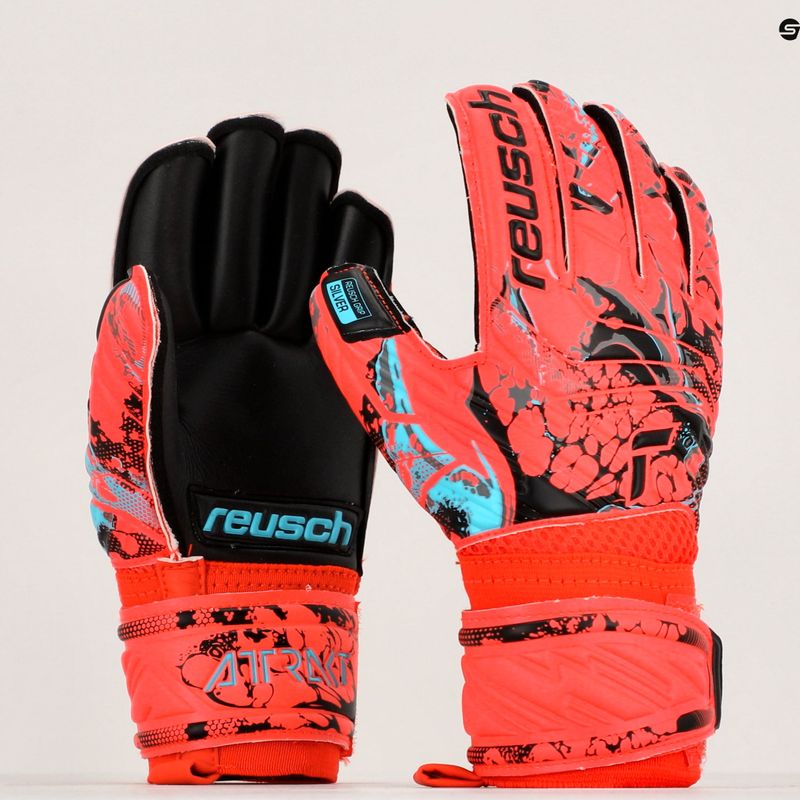 Рукавиці воротарські дитячі Reusch Attrakt Silver Roll Finger Junior червоні 5372217-3333 9