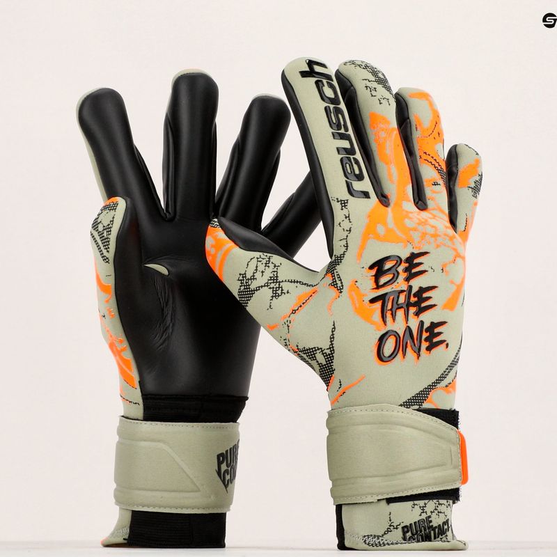 Рукавиці воротарські Reusch Pure Contact Gold зелені 5370100-5444 10