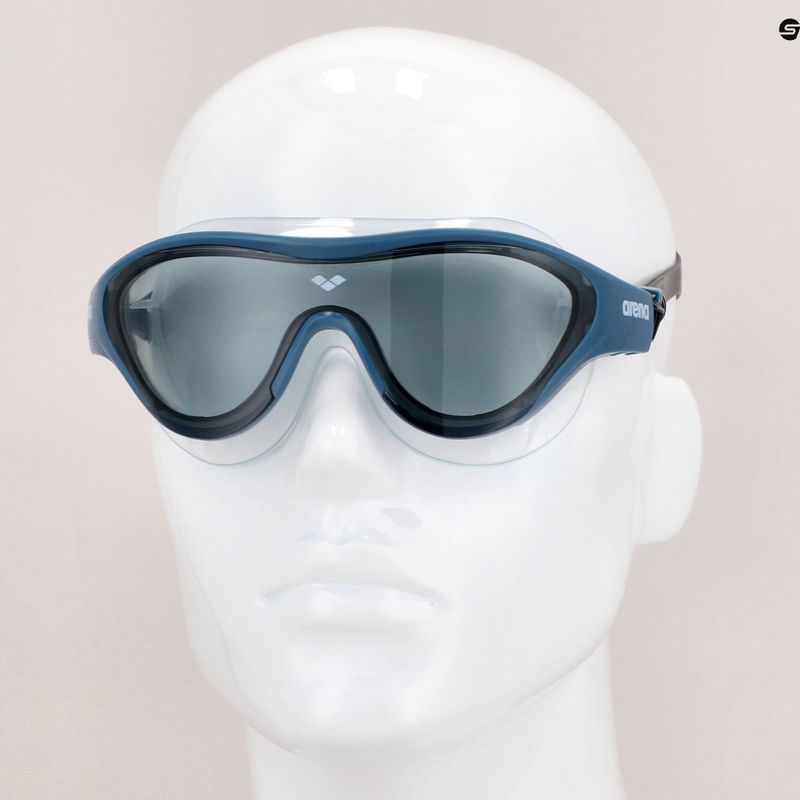 Маска для плавання Arena The One Mask smoke/grey blue/black 17