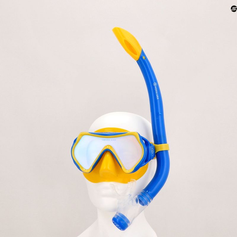 Набір для снорклінгу дитячий Aqualung Hero Set yellow/blue 16