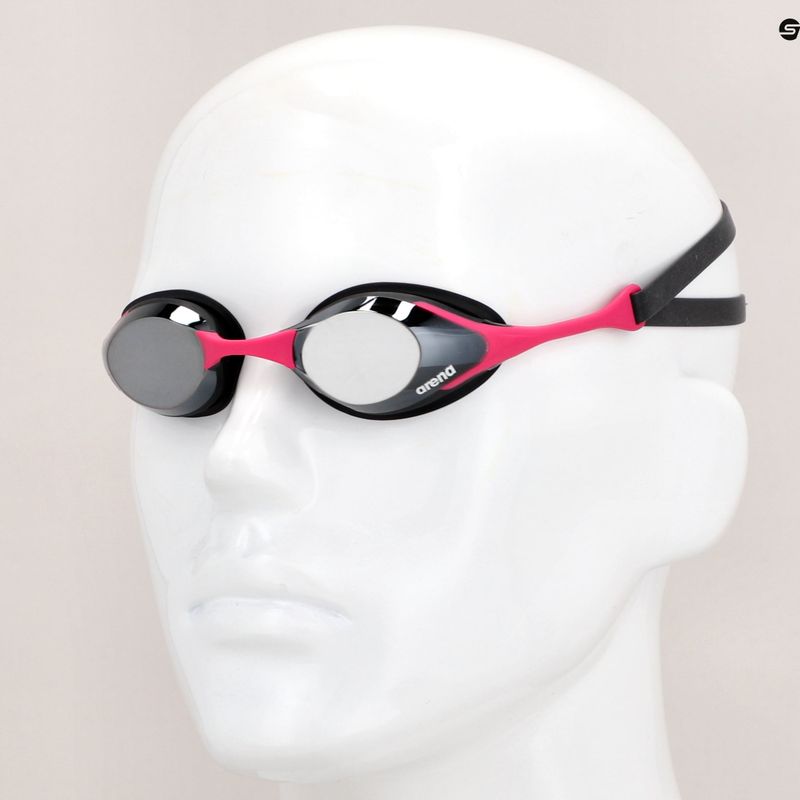 Окуляри для плавання Arena Cobra Swipe Mirror silver/pink 7