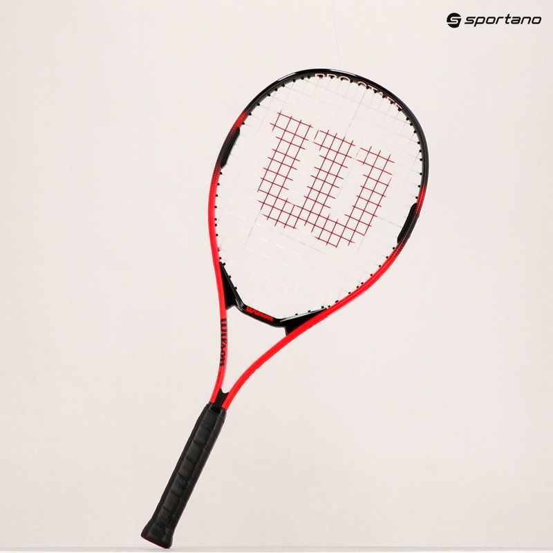 Ракетка тенісна дитяча Wilson Pro Staff Precision 25 червоно-чорна WR117910H 17