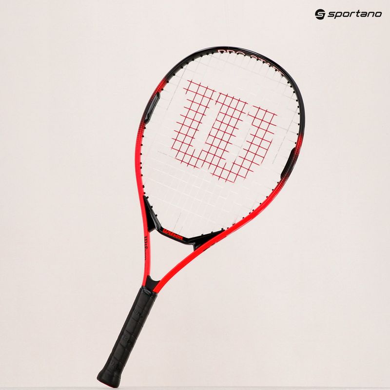 Ракетка тенісна дитяча Wilson Pro Staff Precision 23 червоно-чорна WR118010H 14