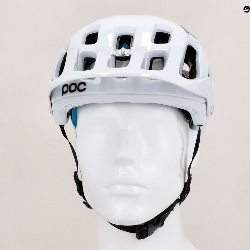 Шолом велосипедний POC Tectal Race SPIN hydrogen white/uranium black 10