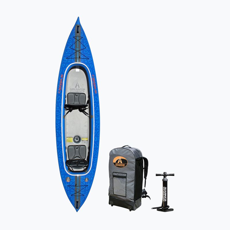 Байдарка надувна для 1 особи Advanced Elements AirVolution blue/gray