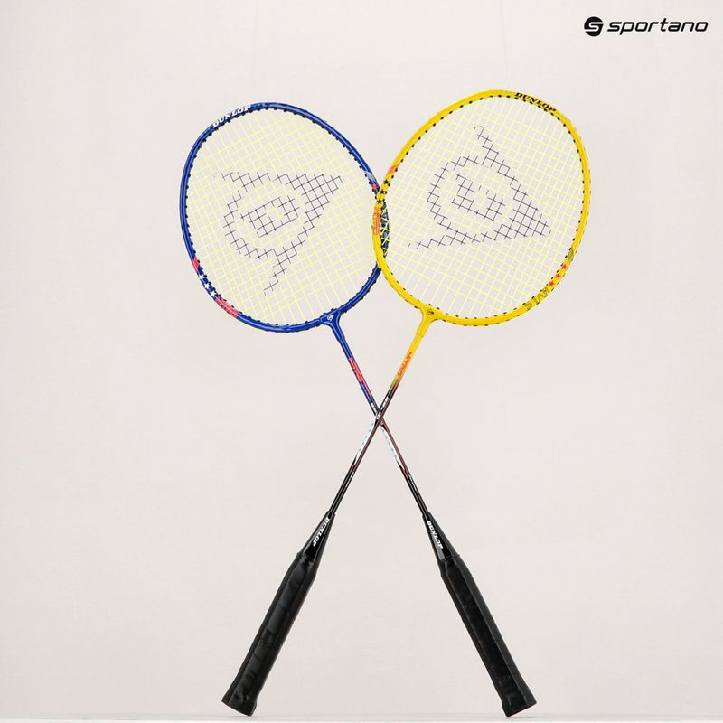 Набір для бадмінтону Dunlop Nitro-Star SSX 1.0 блакитно-жовтий 13015319 8