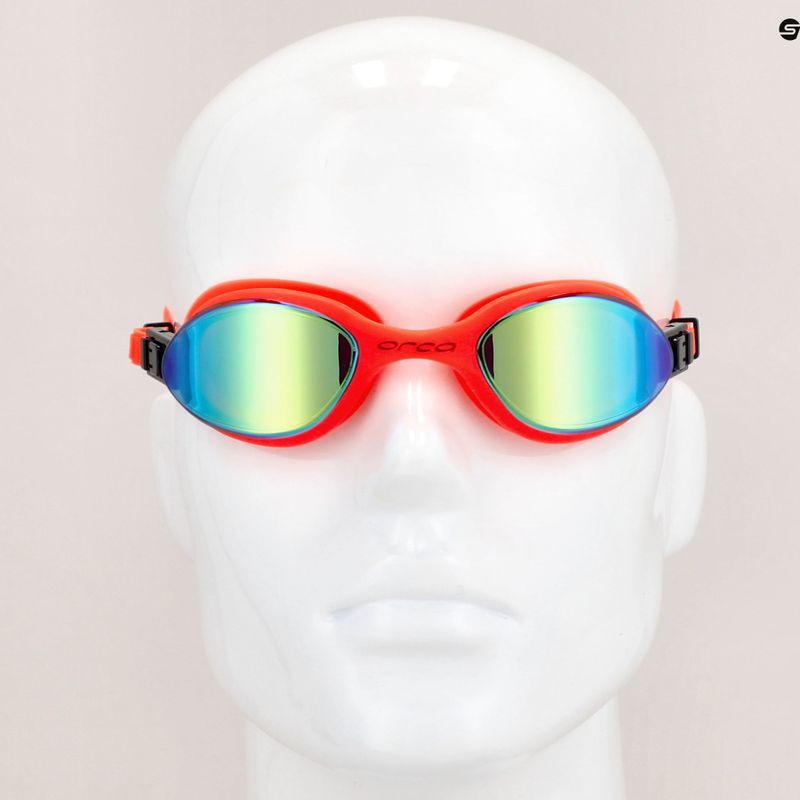 Окуляри для плавання Orca Killa 180º high visibility orange/mirror FVA30054 7